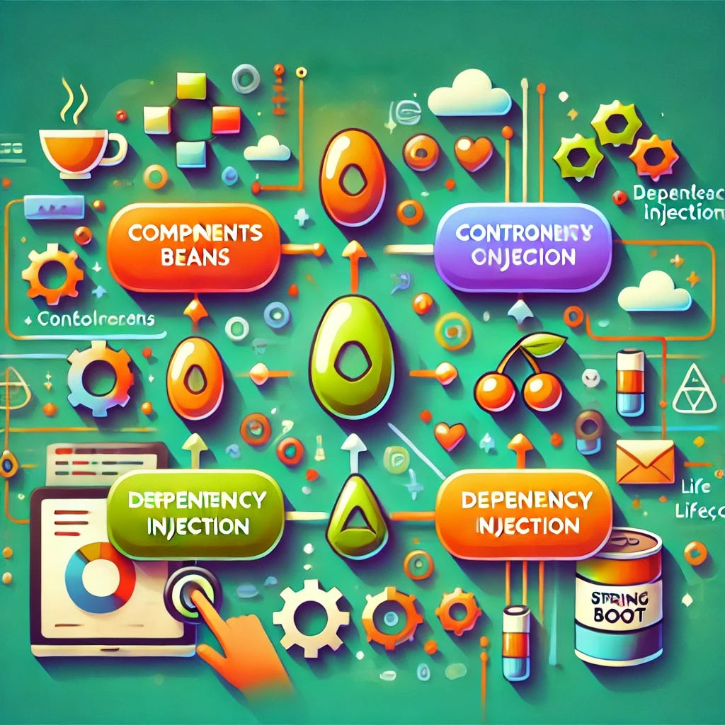 Spring Boot 05 Understanding Beans and Dependency Injection in Spring