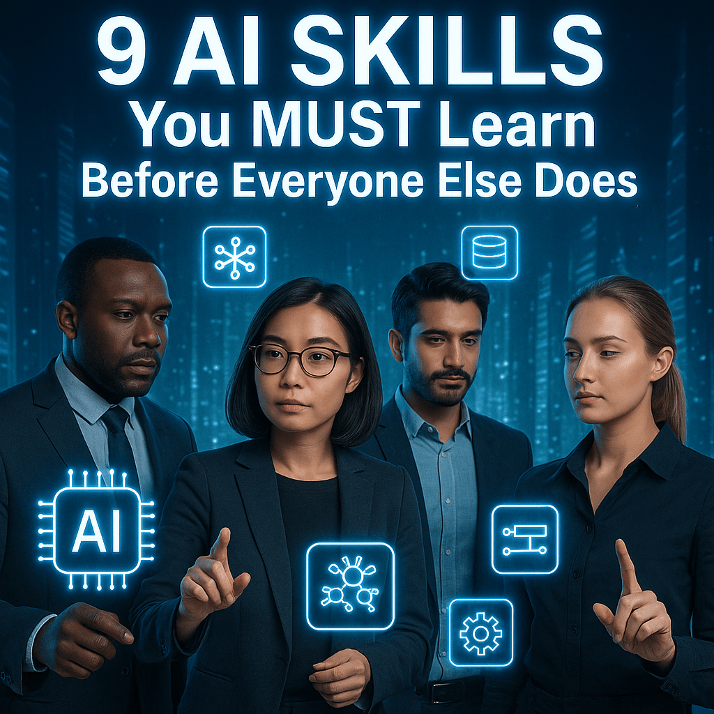 9 AI Skills You MUST Learn Before Everyone Else Does (or Get Left