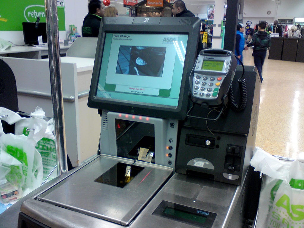 Why SelfService Checkouts Suck. “Unexpected Item in the Bagging Area