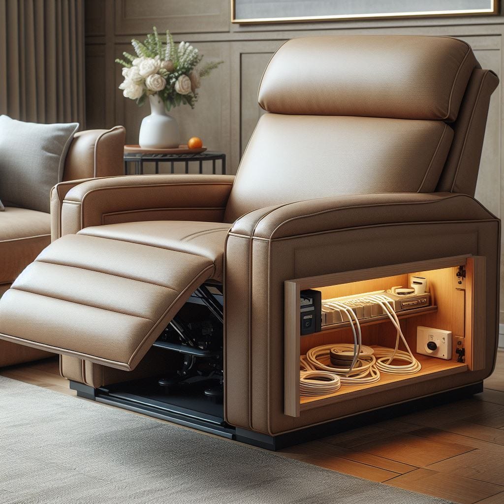 How to Hide Cords for Power Recliner by Rob Sciubba Medium