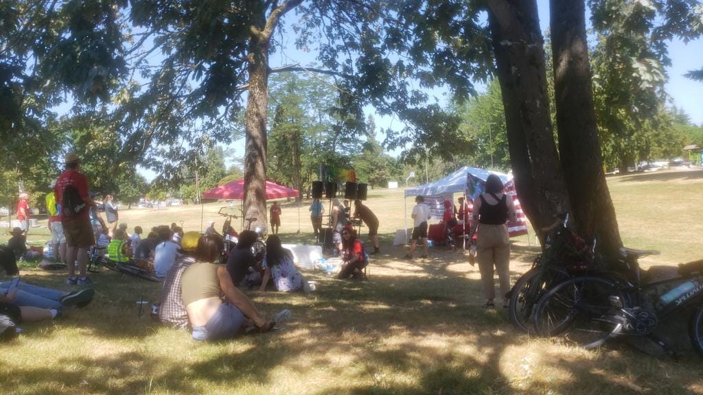 Land Acknowledgement for Healthcare Justice Rally, Seattle 2022 by Kelsey Breseman Medium