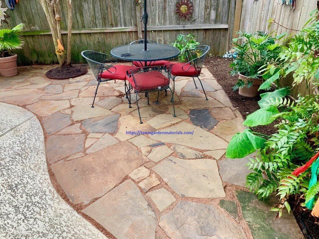 Flagstone Patio DIY. For homeowners looking to combine… by caroline