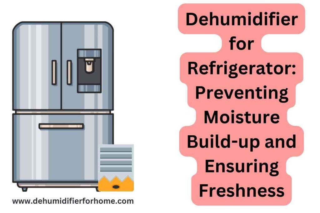 Dehumidifier for Refrigerator Preventing Moisture Buildup and