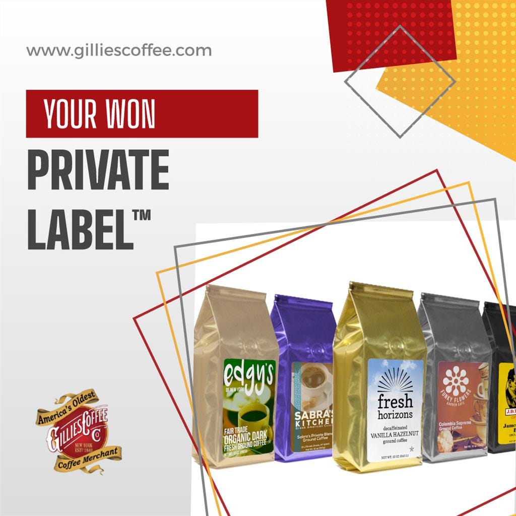 Your Own Private Label™ Gillies Coffee Company Medium