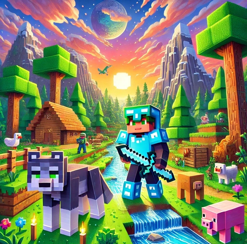 🌄 Epic Minecraft Adventure Journey Through a Magical Pixel World 🌌🌲