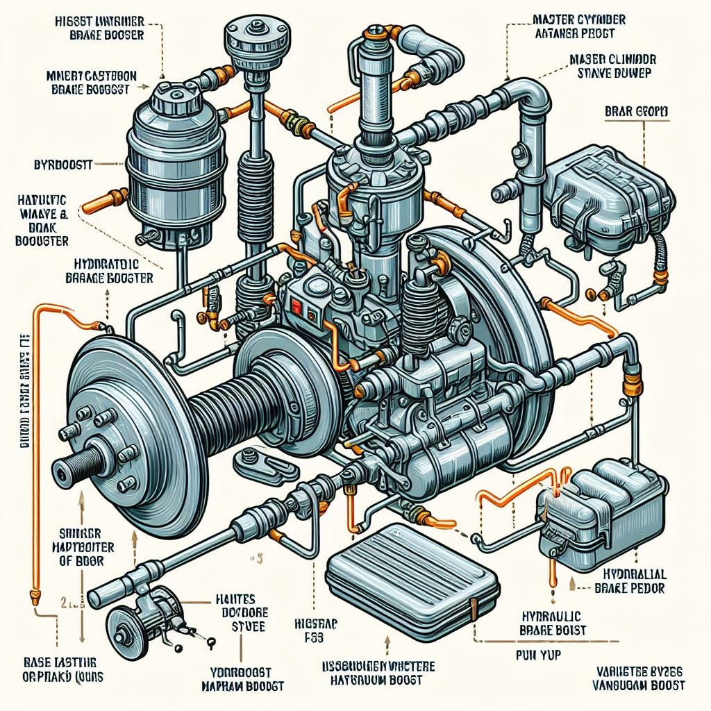 Navigating the Brake Booster Maze Hydroboost vs. Vacuum Boost by John D. Neal Feb, 2024
