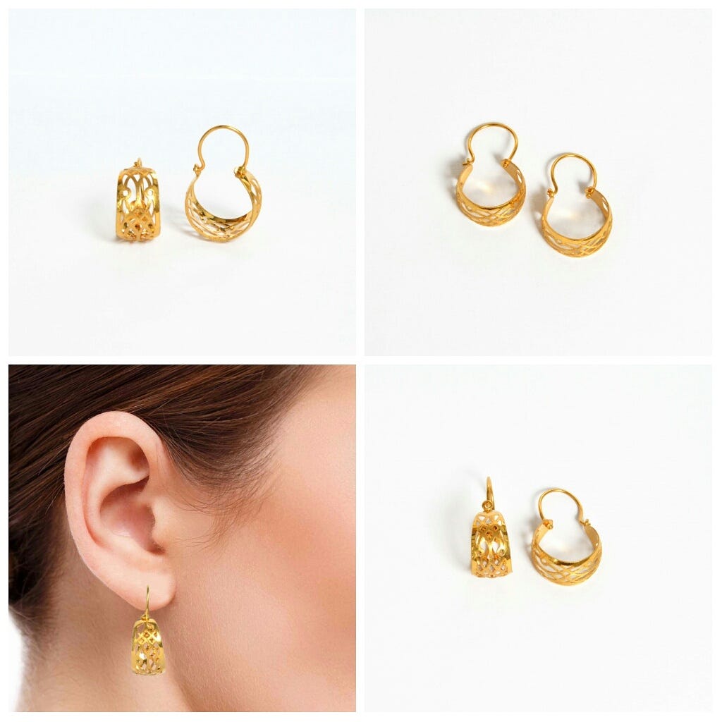 Picking out Elegant gold earrings designs for your Daily Use by