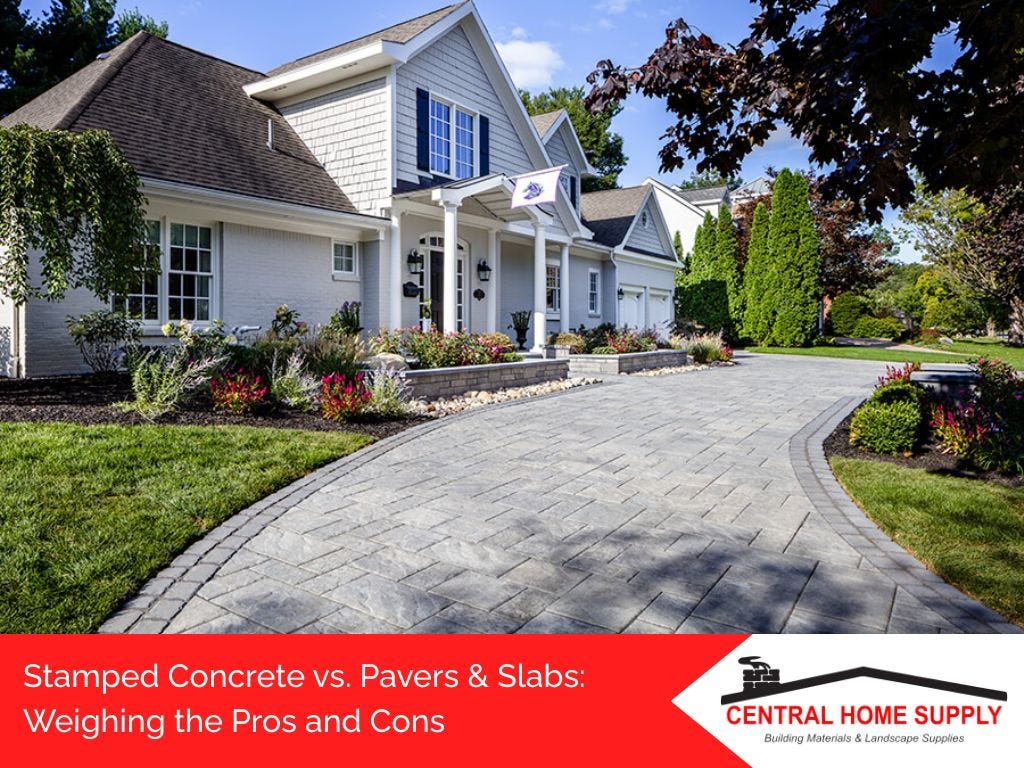 Stamped Concrete vs. Pavers & Slabs Weighing the Pros and Cons by