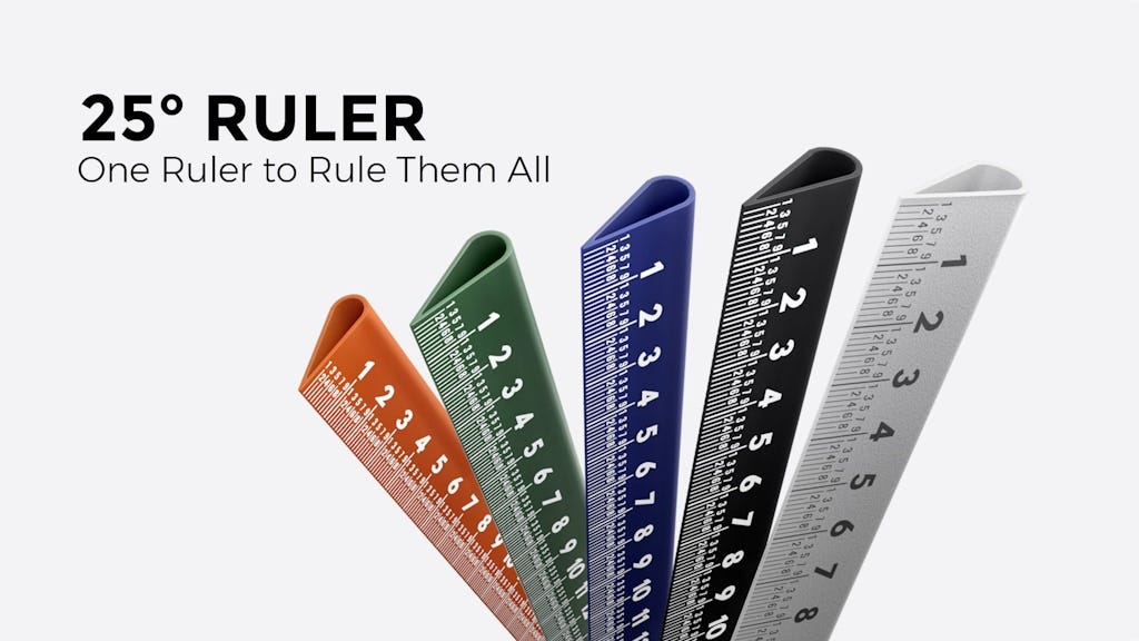 25° Ruler, Reimagined. One Ruler to Rule Them All. | by