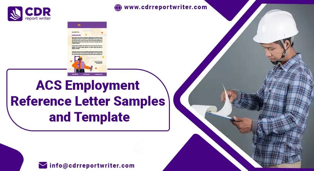 ACS Employment reference letter sample and template by Cubix Tech