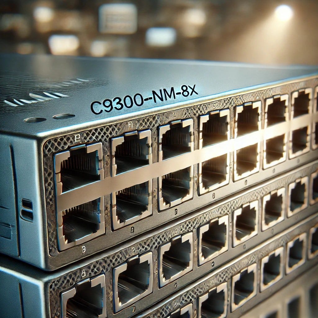 C9300NM8X 8Port Network Module for Cisco Catalyst 9300 Series by