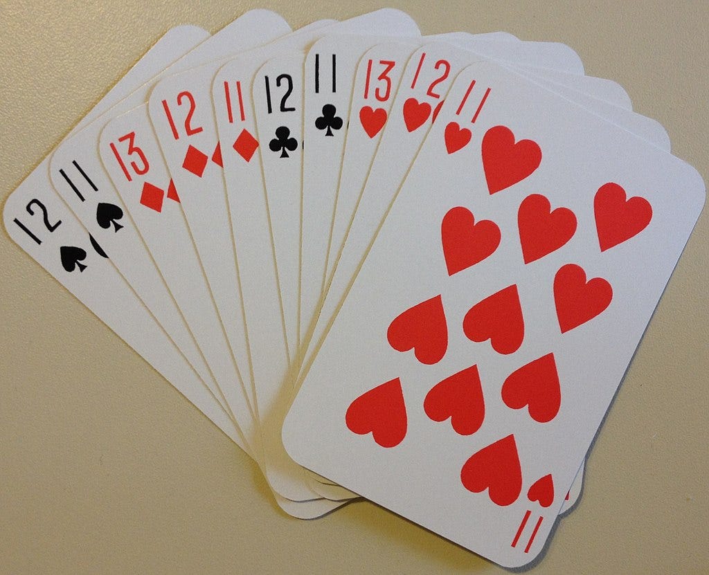 Card games 500 vs bridge. I was on holiday in Queensland… by Mike