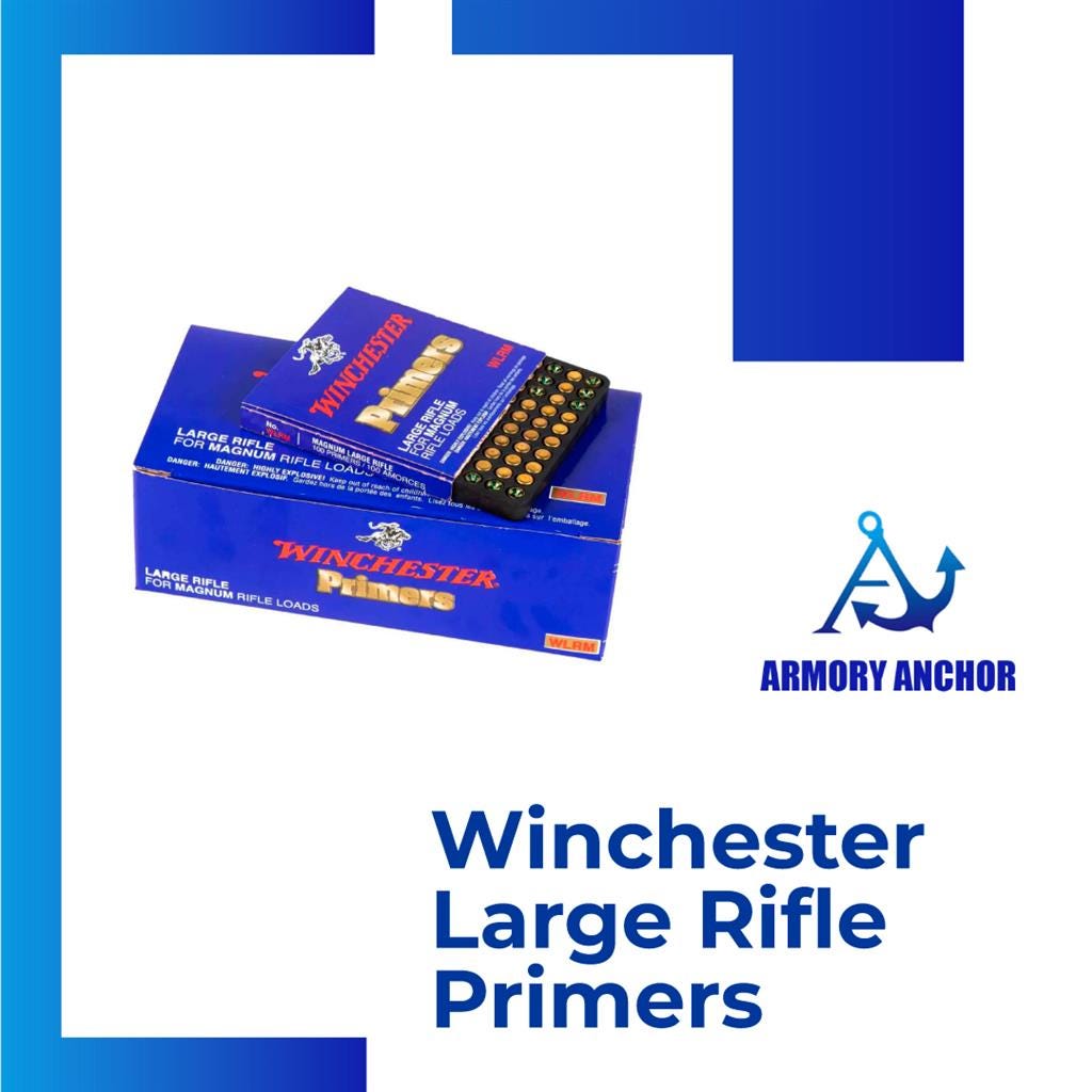 Winchester Large Rifle Primers Armory Anchor Medium