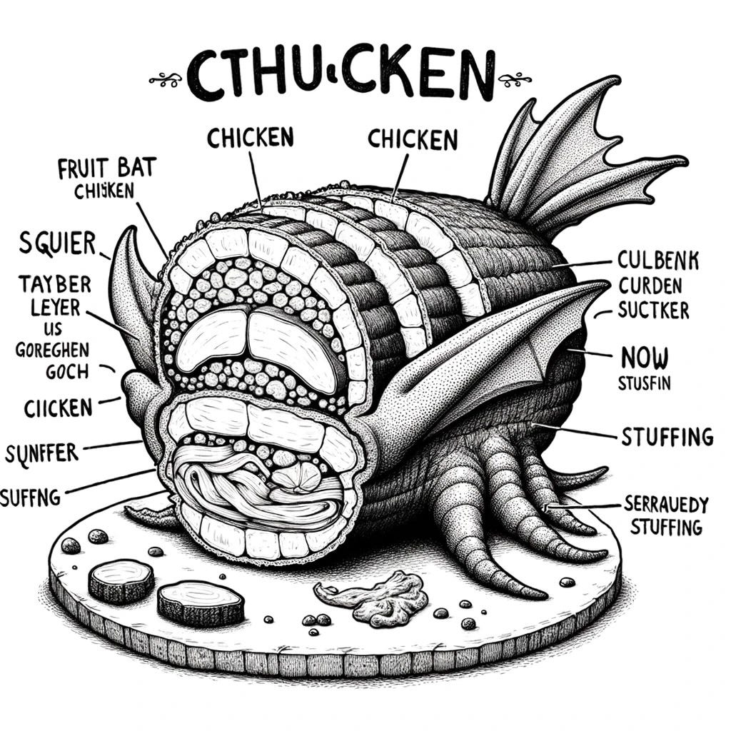 Cthucken like a turducken but with more Cthulhu Medium