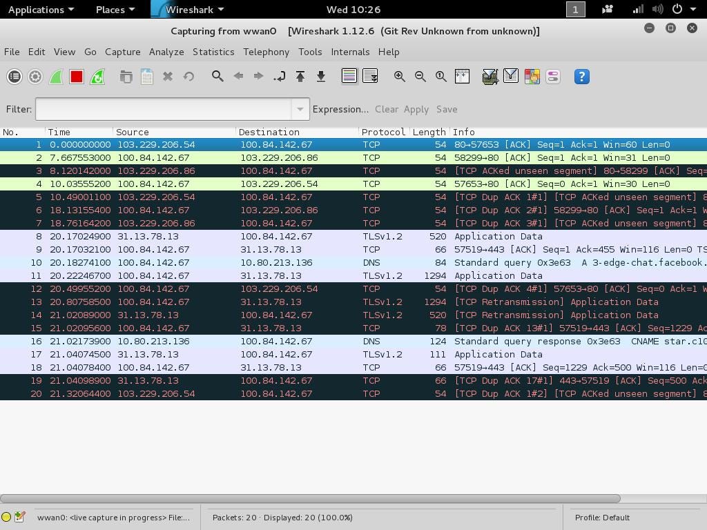 Wireshark Packet Sniffer Usage in Kali Linux and Other Testing Distribution by