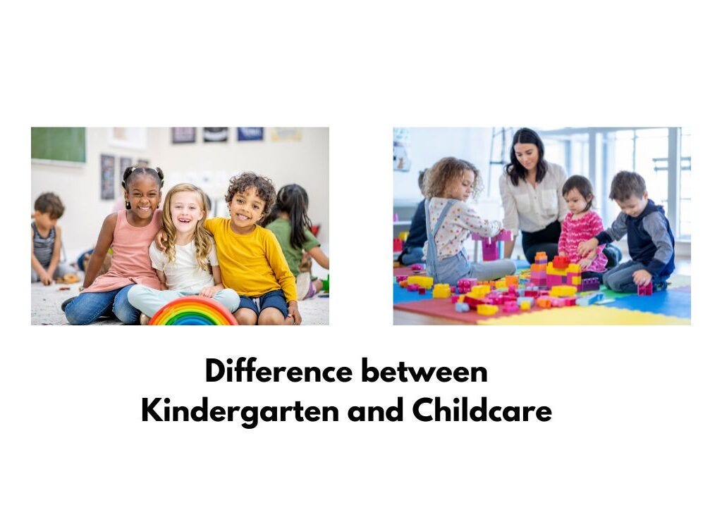 What is the difference between nursery school and kindergarten? by
