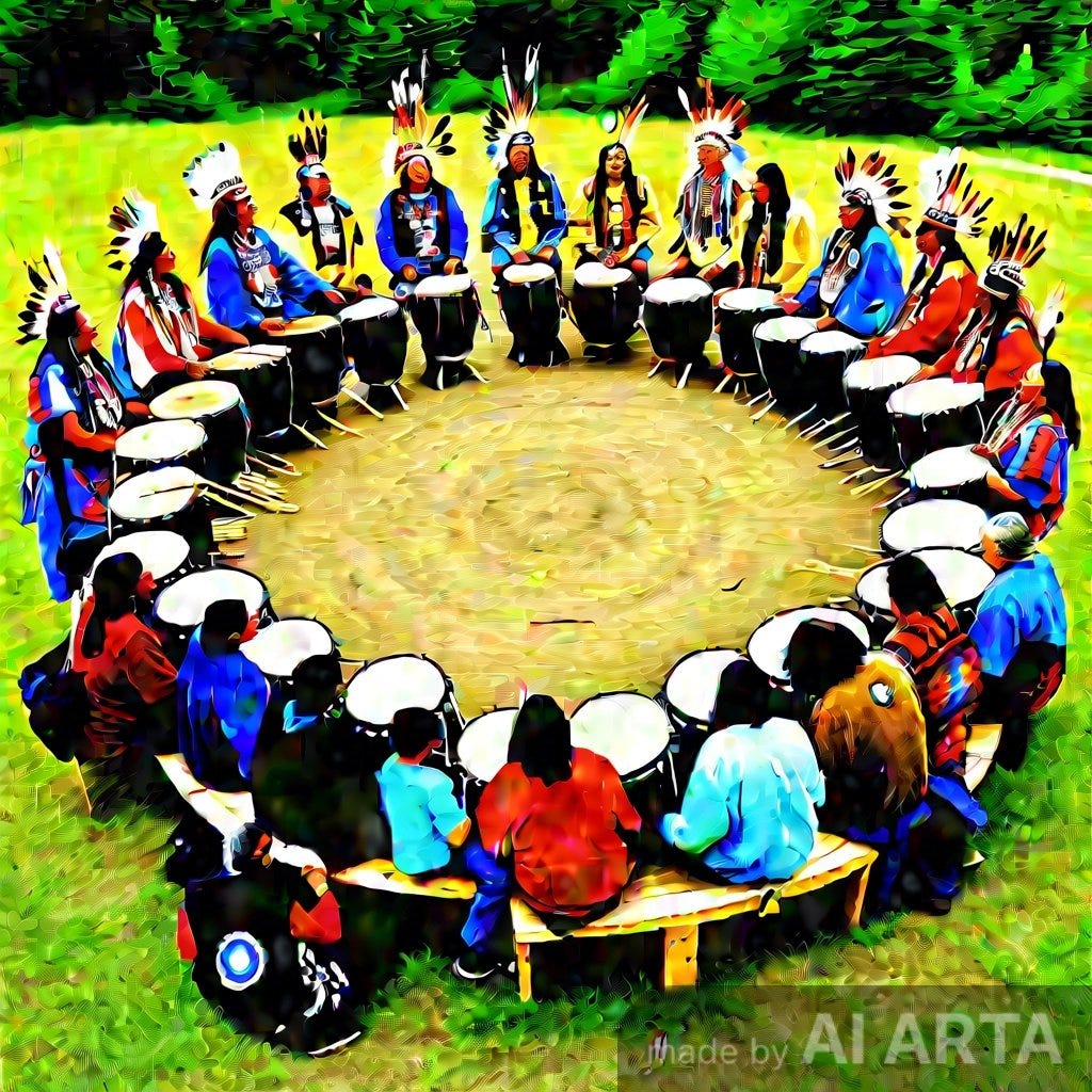 The Drum Circle. In a small community, there lived a… by