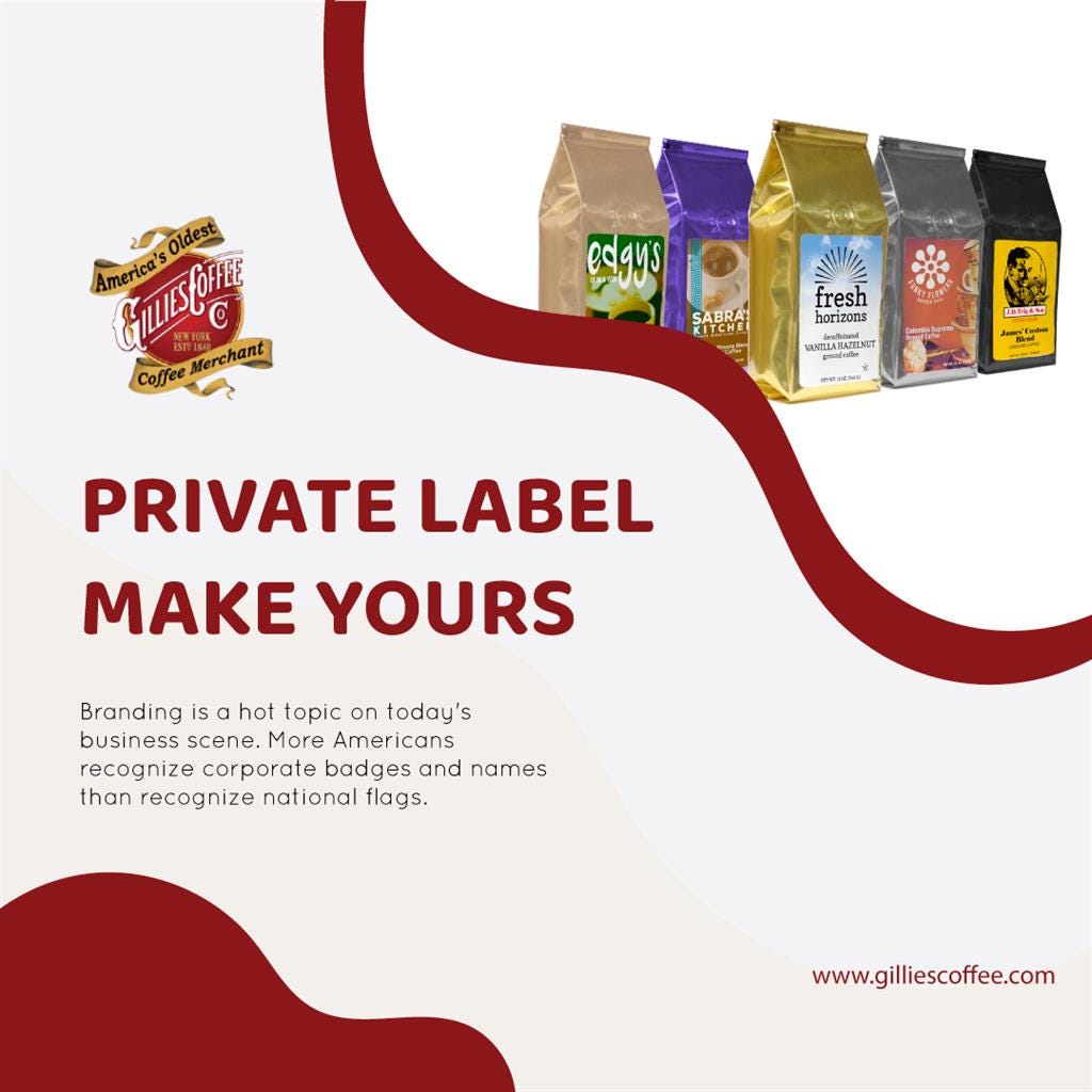 Your Own Private Label™ Gillies Coffee Company Medium