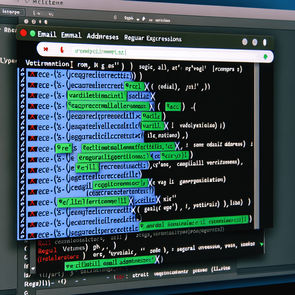 Using Regular Expressions in Ruby to Implement Email Verification by