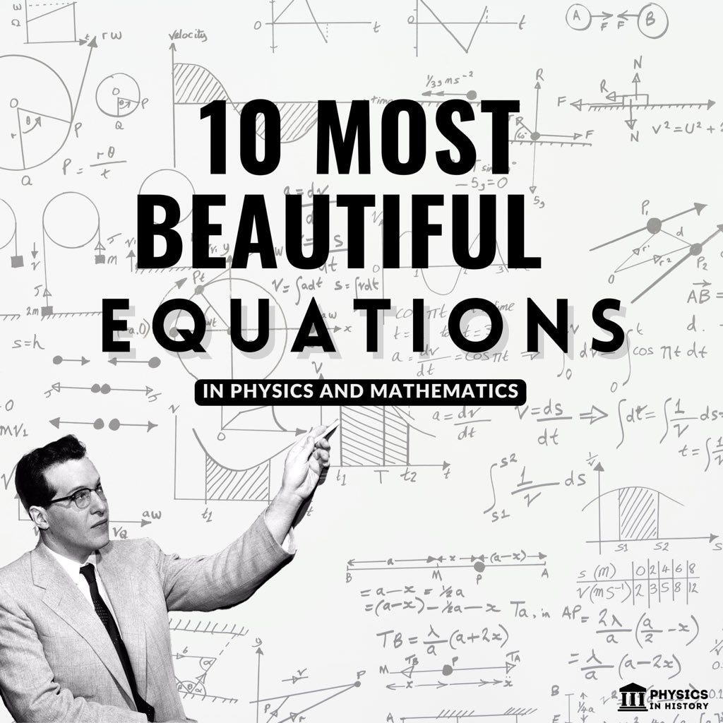 The most beautiful equations in Physics and Mathematics. by Chinou