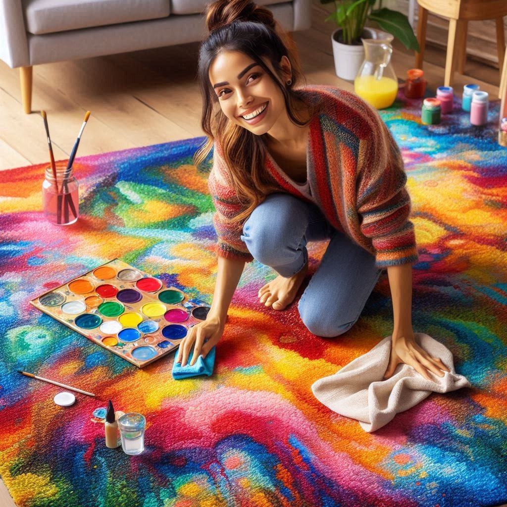 How To Get Acrylic Paint Out Of Carpet Easy Steps Medium