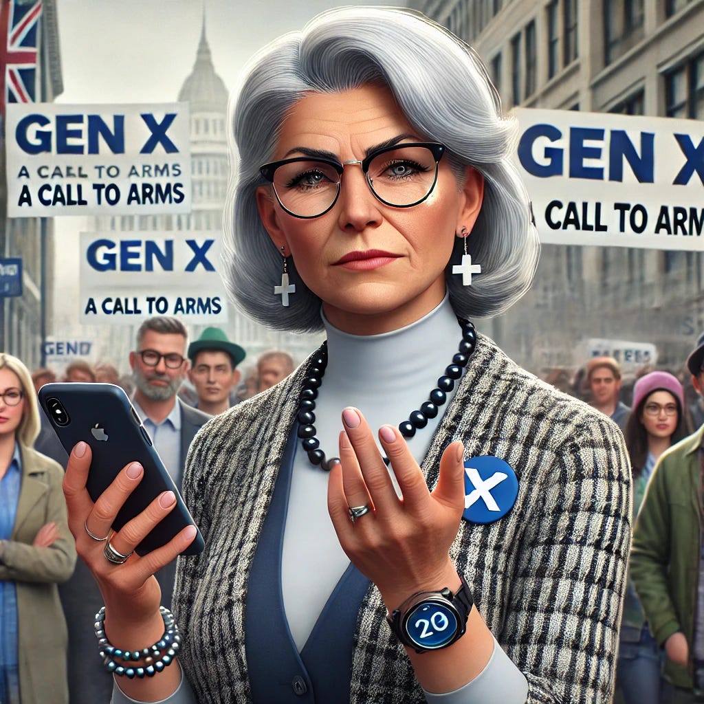 Gen X A Generational Call to Arms by Grumpy Grandma X Oct, 2024