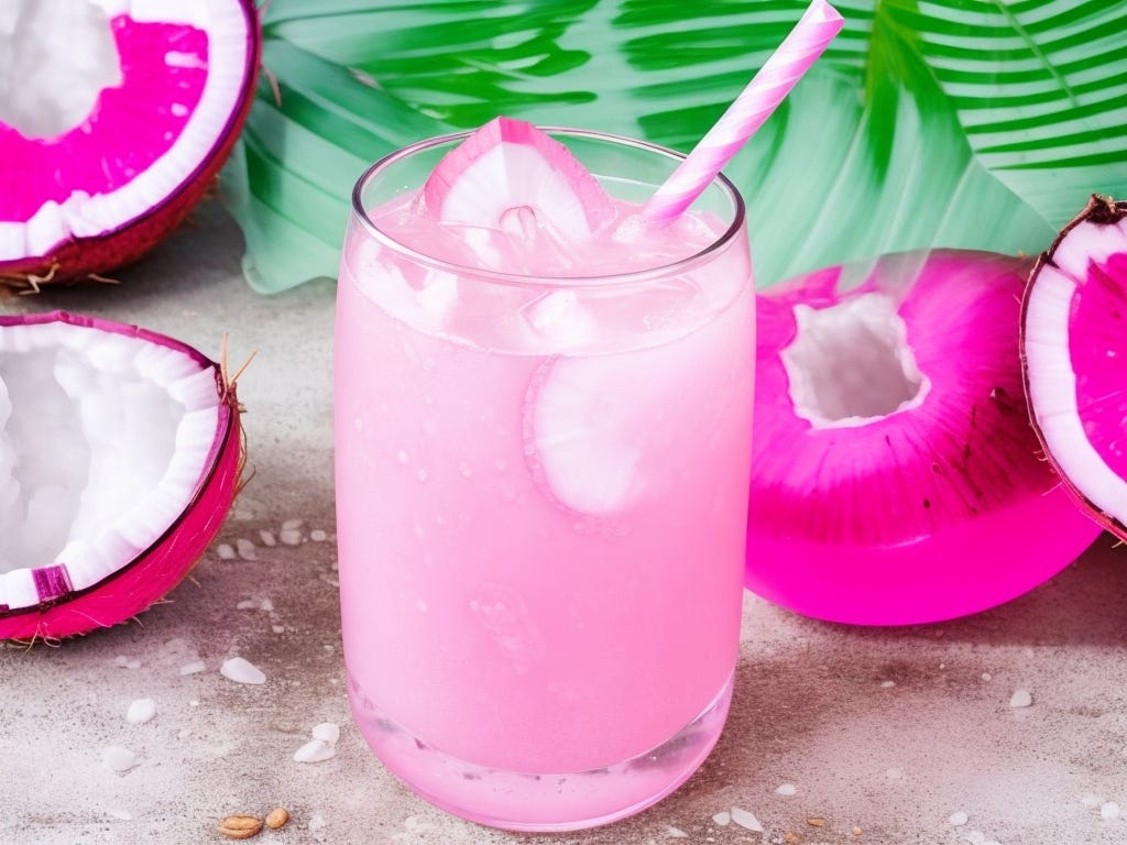 PINK COCONUT WATER SUPERFOOD. WHAT IS PINK COCONUT WATER? by