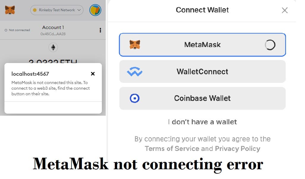 A guide to solve out MetaMask not connecting error by wallet news