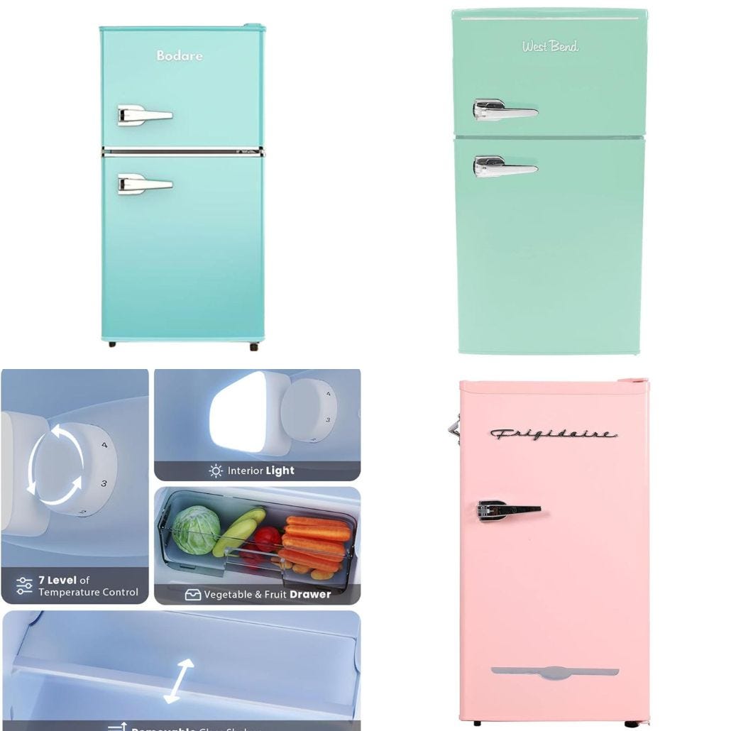 Chilling in Style Top 3 Trendy RetroInspired Mini Fridges for Compact