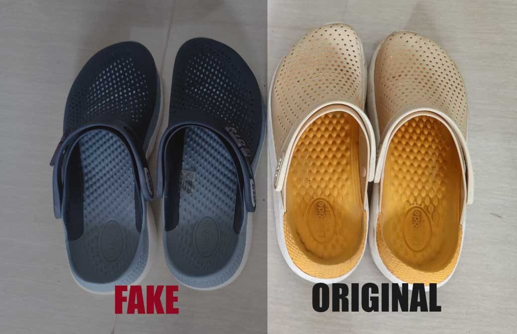 Fake products from China. Trying out my Fake Crocs from Taobao vs Original. by SGWriter87 Medium