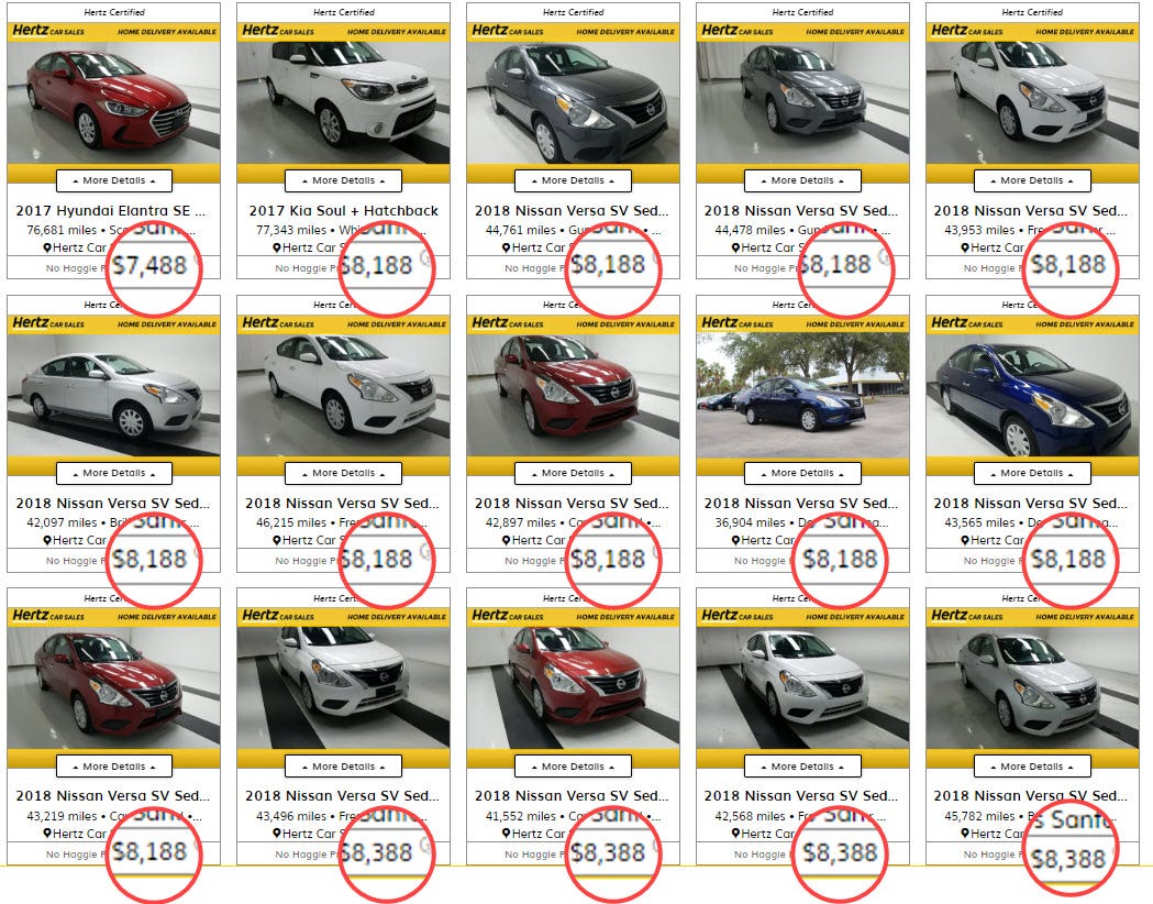 Incredible Deals On Used Cars As Rental Agencies Dump Their Inventory
