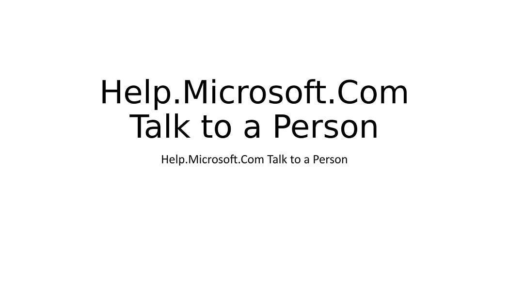 How to Speak to a Live Person at Talk to a Person
