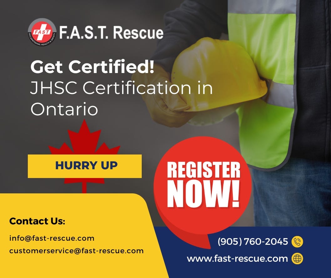 JHSC Certification Training Part 1, Part 2, Refresher by