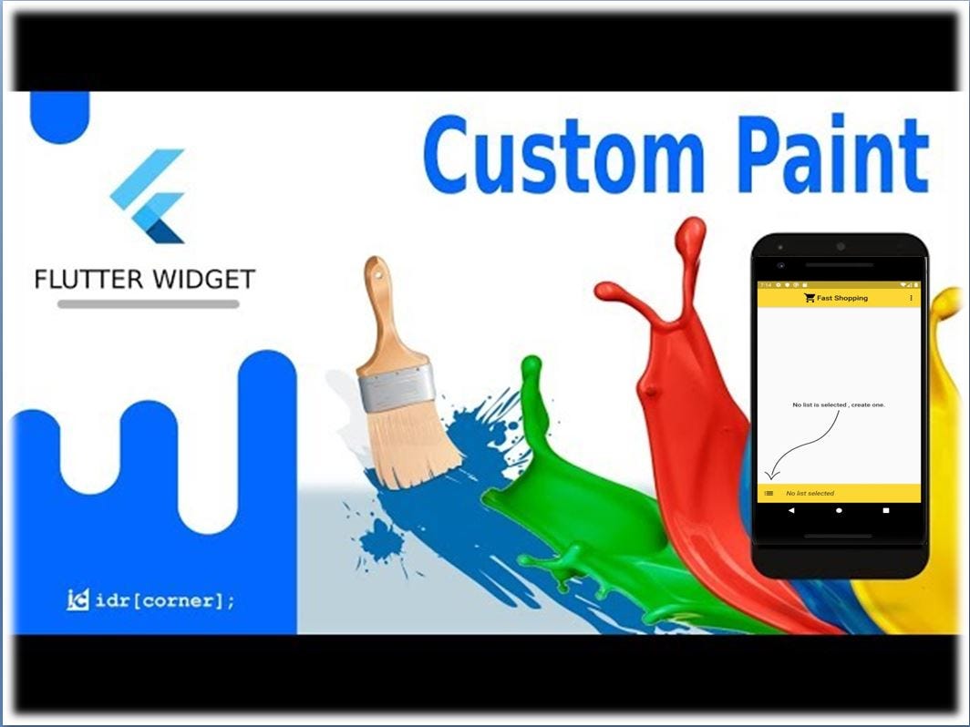 Making a Curve Arrow through Custom Painting in Flutter by Sanskar