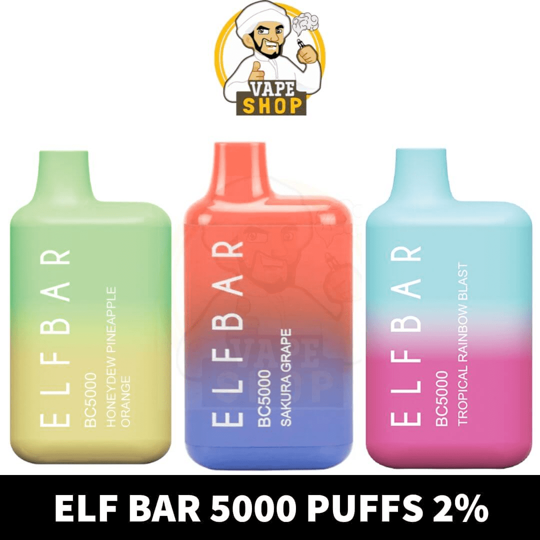 ELF BAR 5000 PUFFS. The ELF bar 5000 puffs disposable vape… by