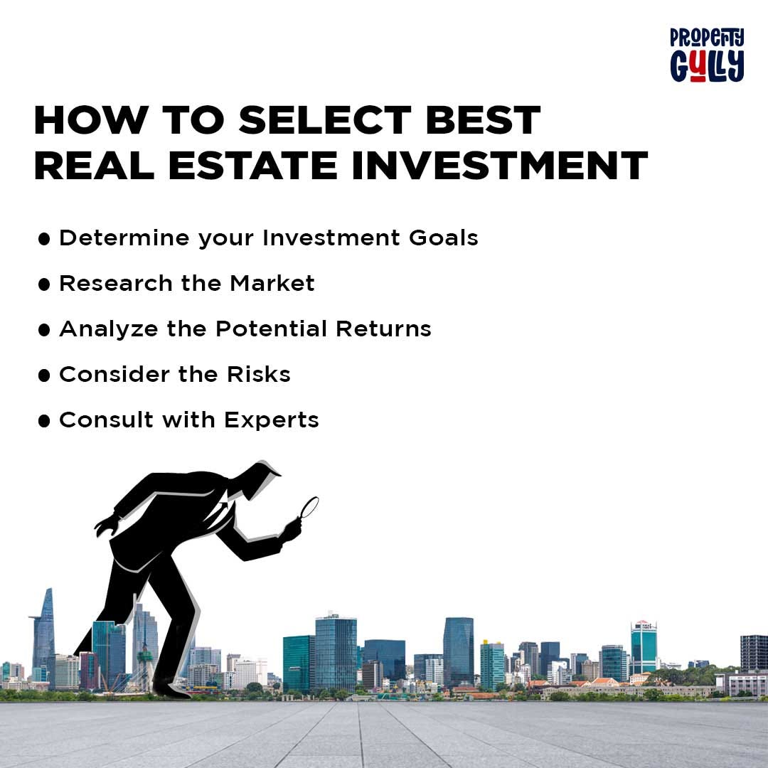 How to Select Best Real Estate Investment by PropertyGully May