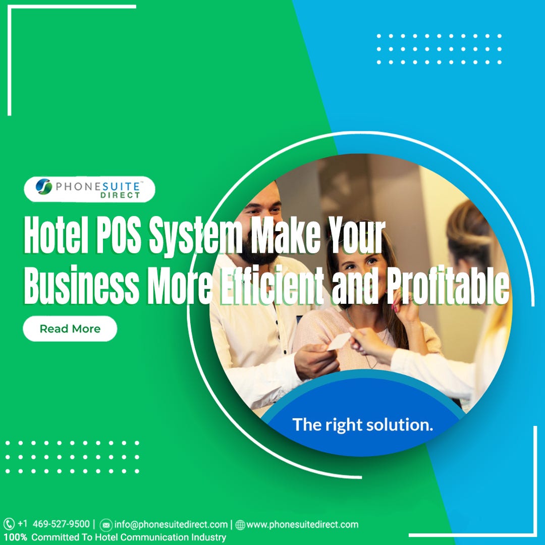 Hotel POS System Make Your Business More Efficient and Profitable by