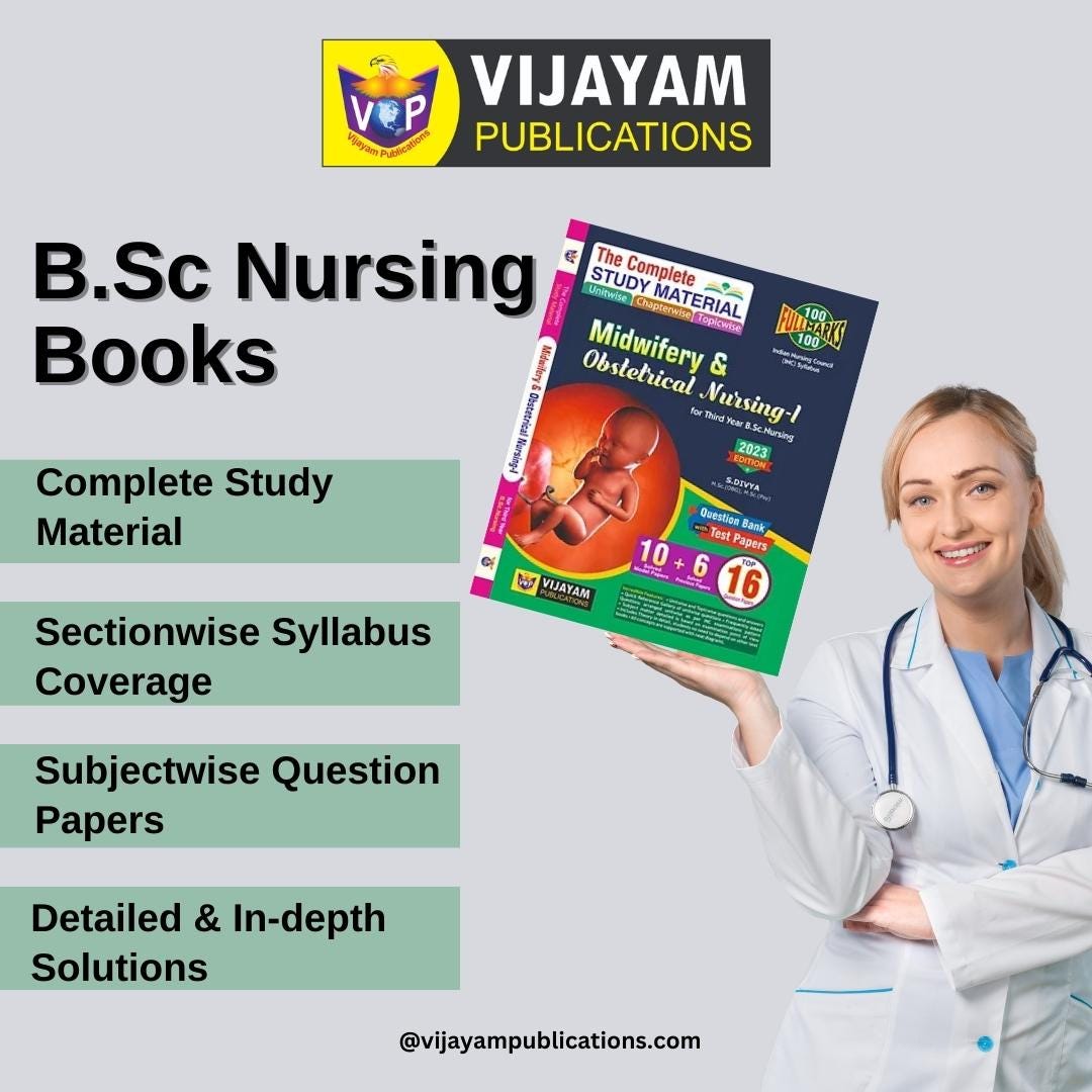 Best Nursing Books Vijayam Publications Medium