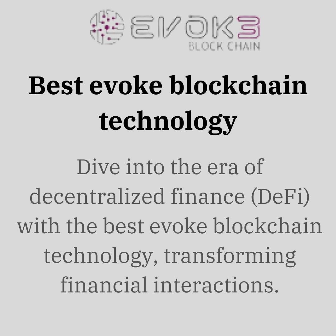 Best Evoke blockchain technology evoke blockchain Medium