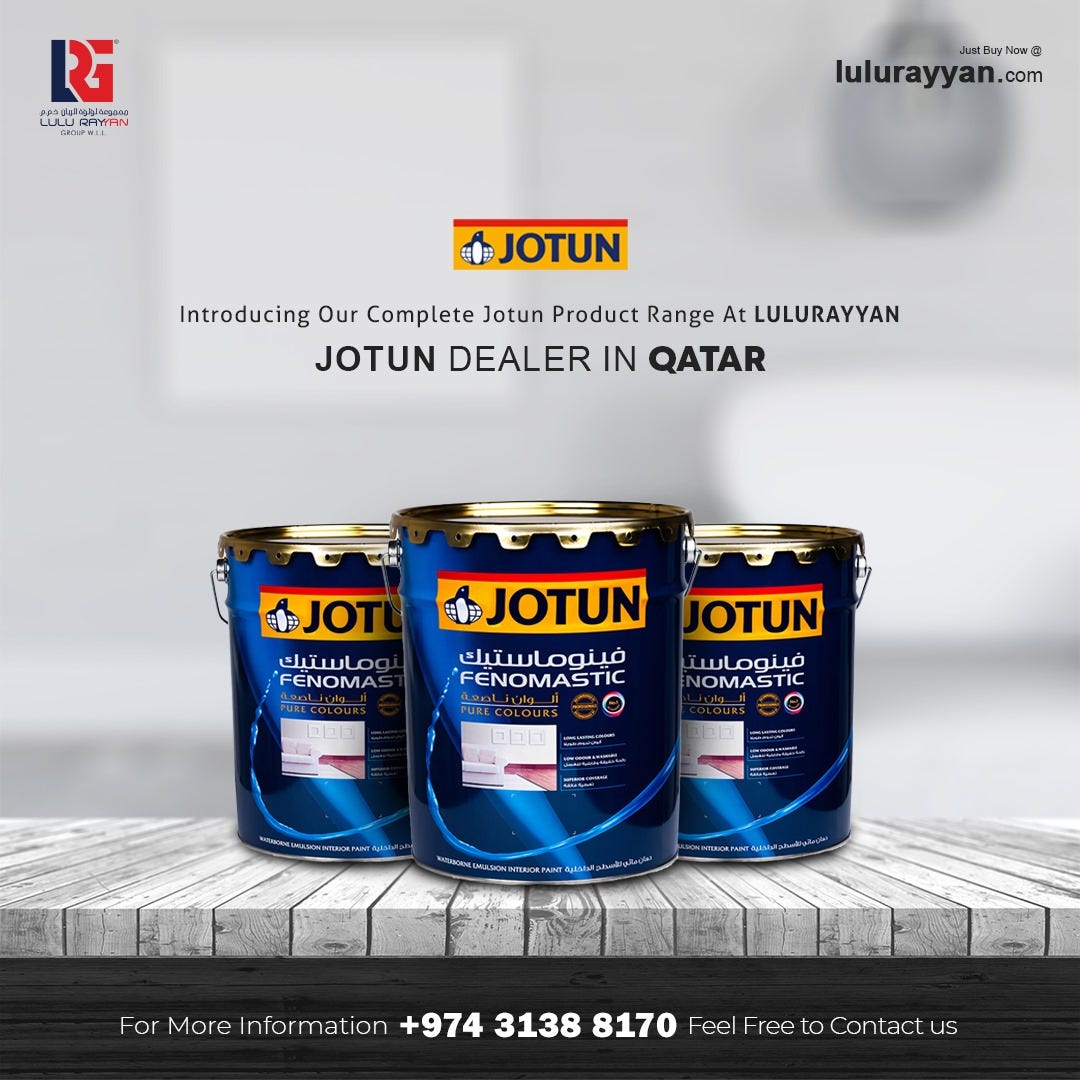 JOTUN Paints Qatar Are known for their durability & quality by