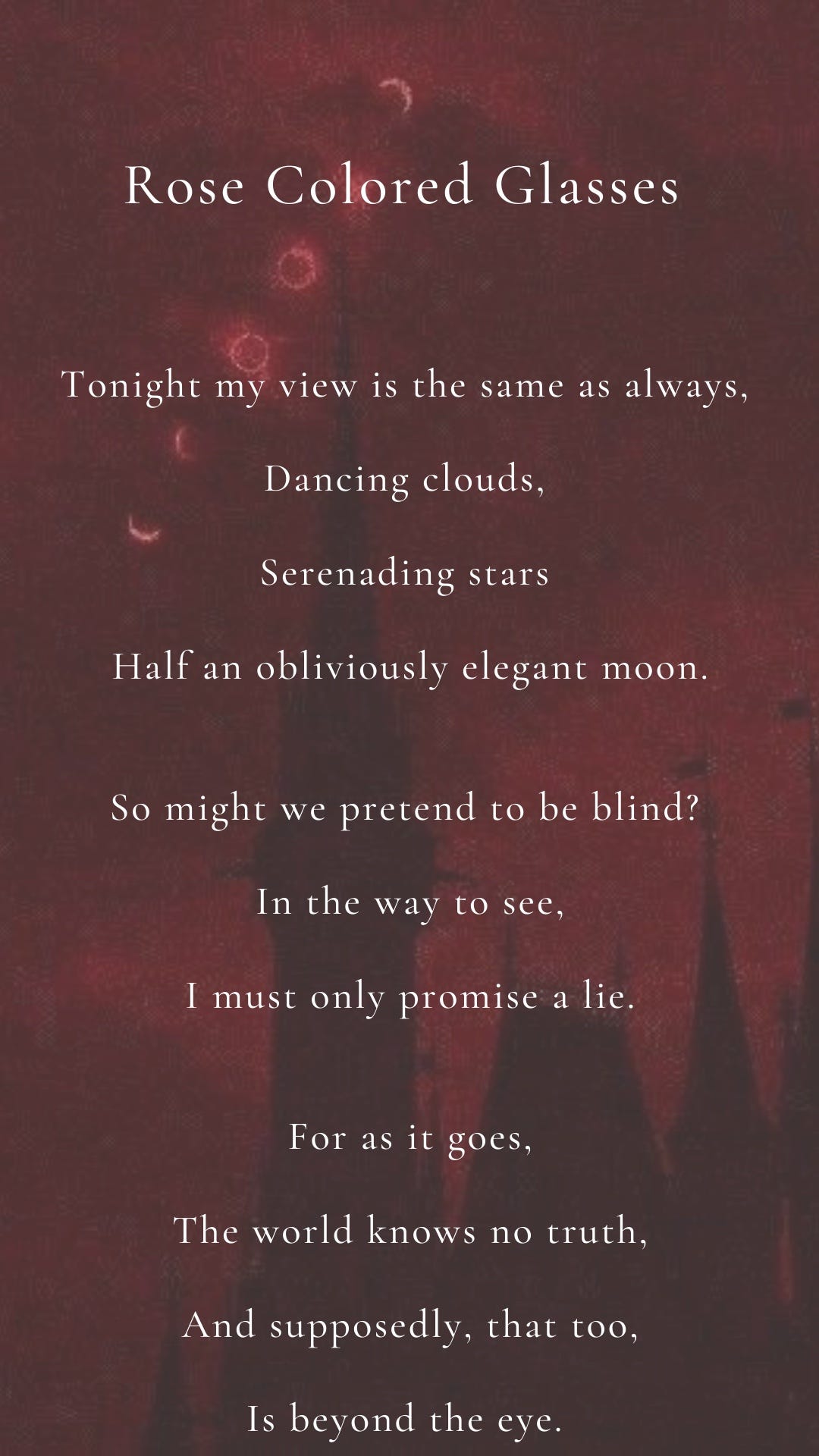 Rose Colored Glasses Elora Prétence Medium