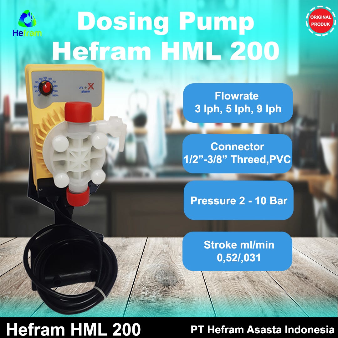Dosing Pump Hs Code — Hefram HML 200 Ikhsanhefram Medium