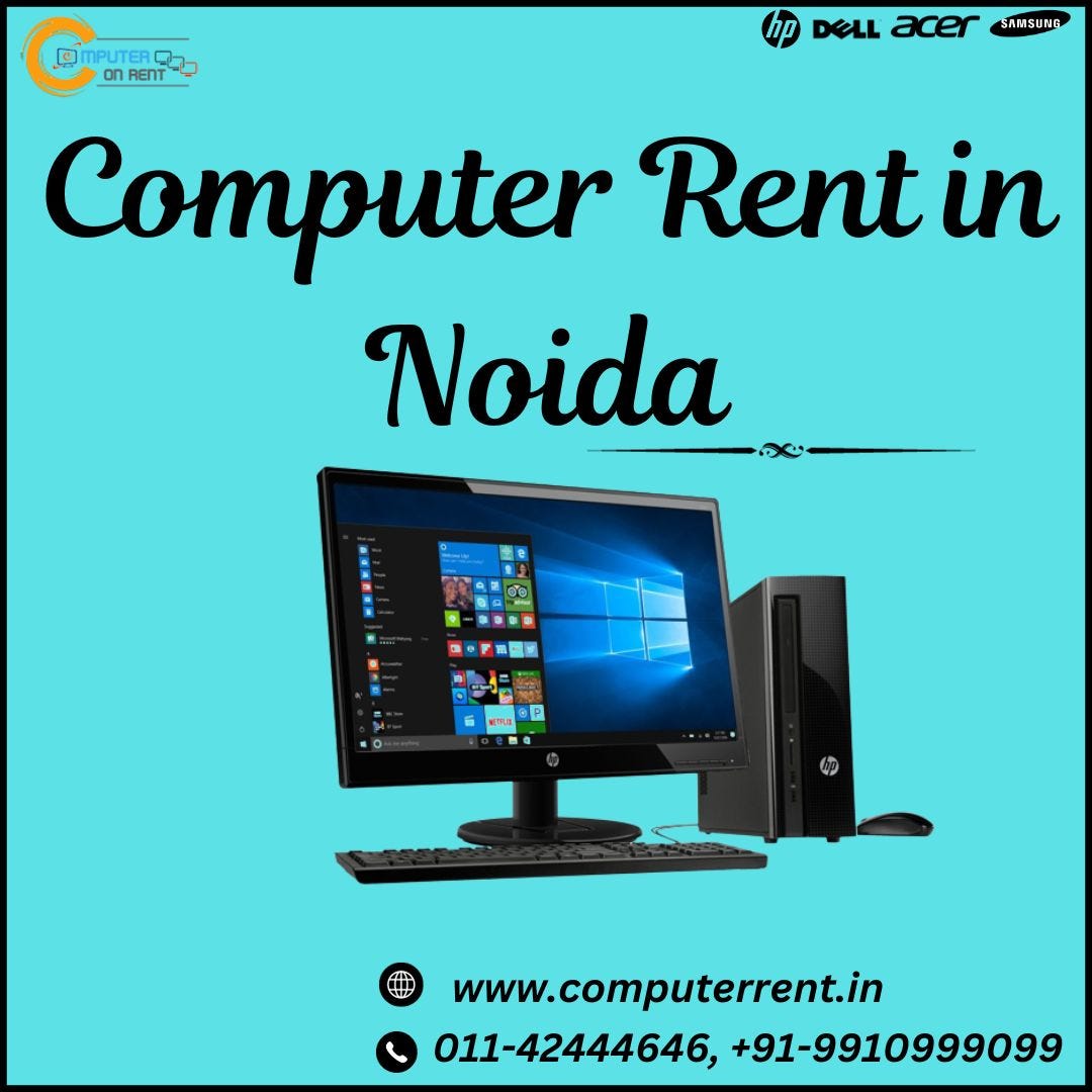 Computer rent in Noida Computer on rent Medium
