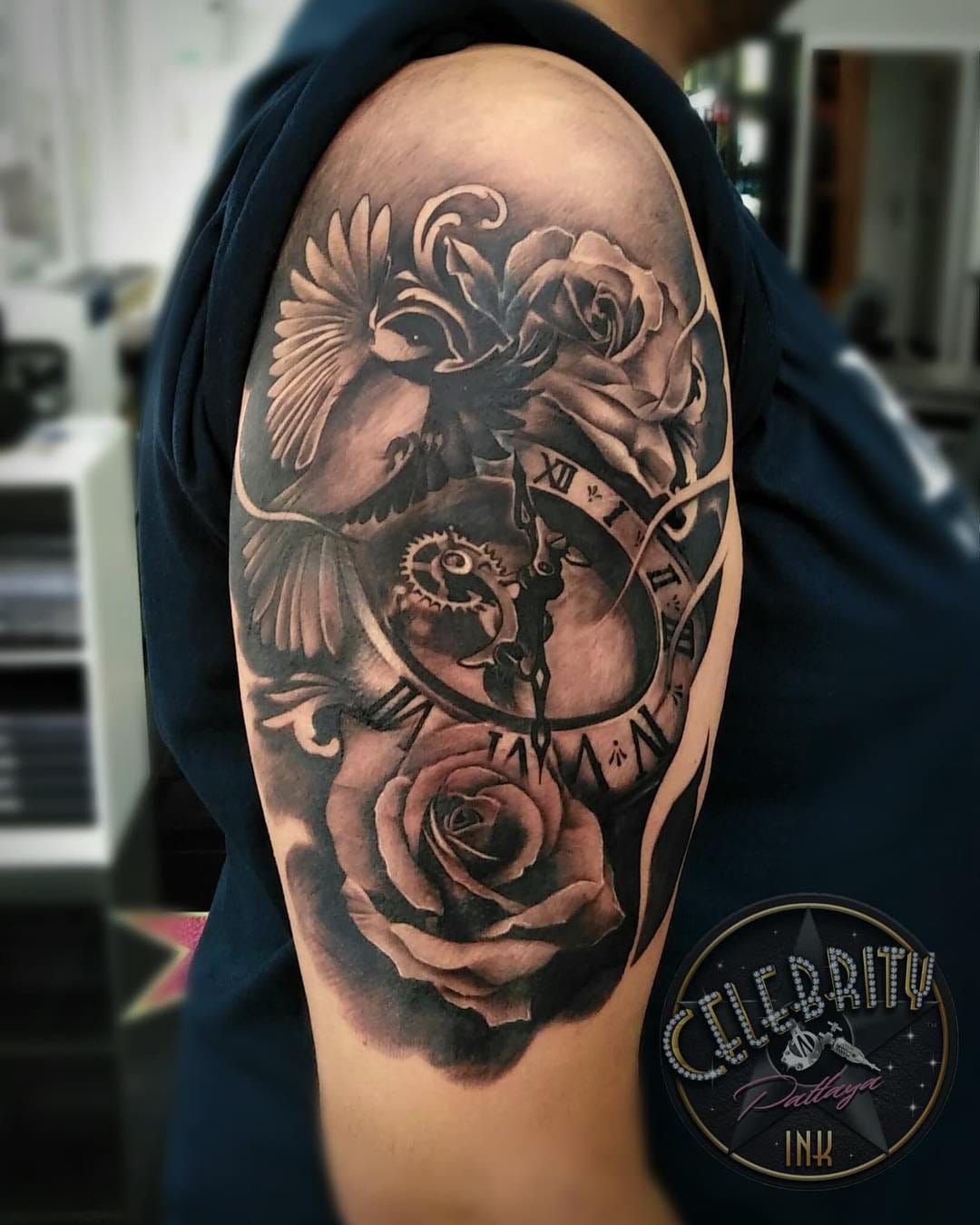 Best Shoulder Tattoo Designs for Men by Celebrity Ink™ Tattoo Studio