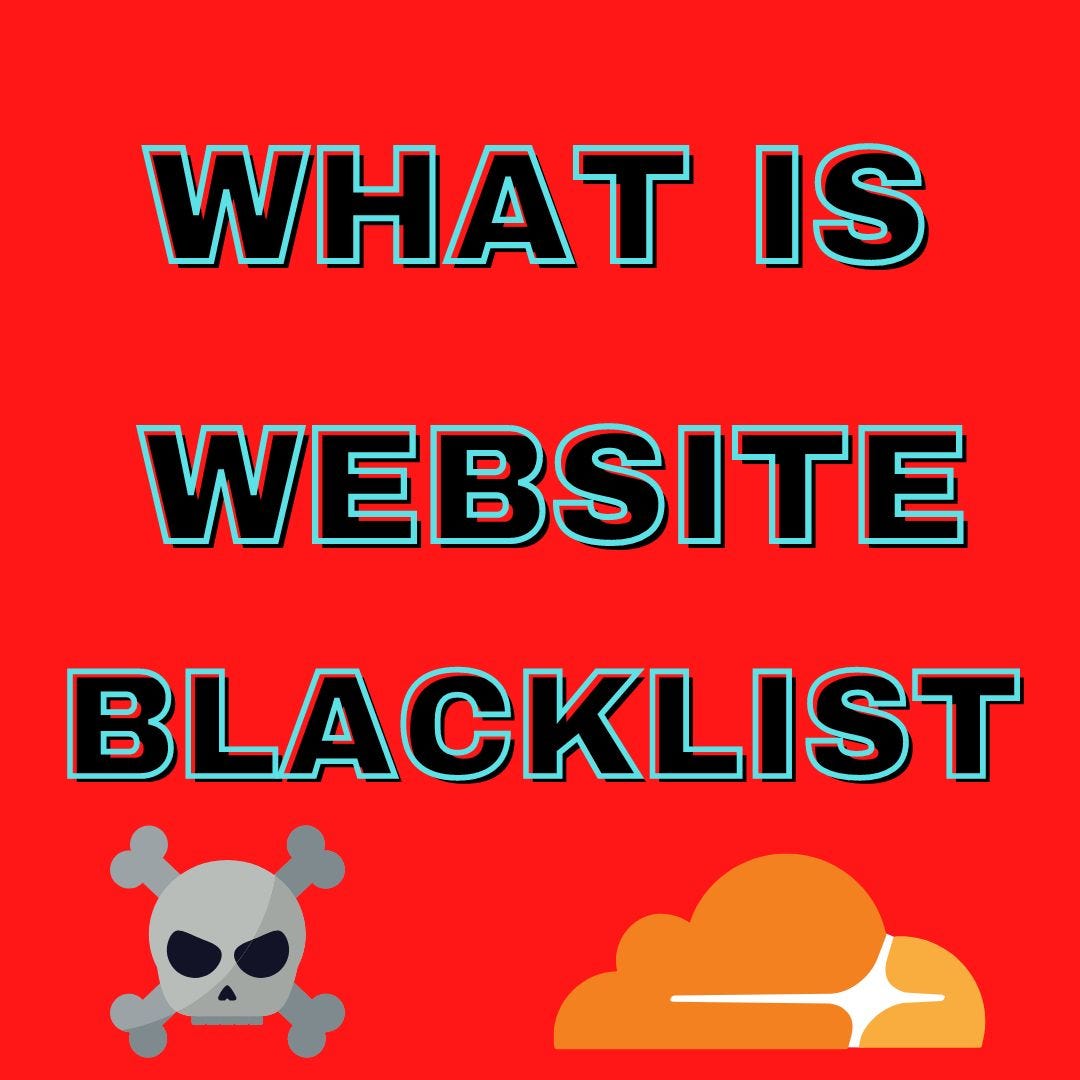 What is website blacklist ??. A website blacklist is a list of… by MD