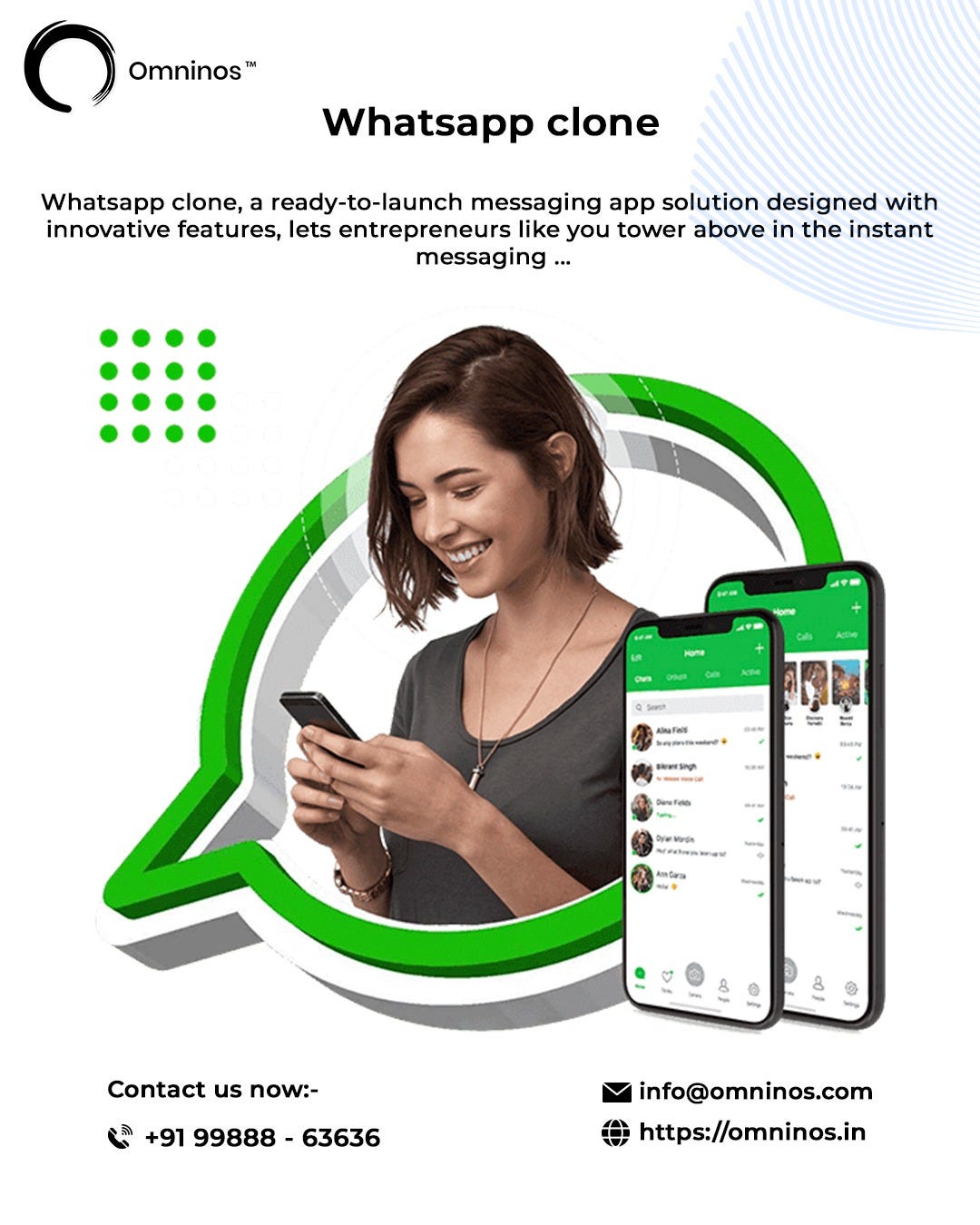 WhatsApp Clone WhatsApp Clone Script by Omninos Solutions Medium