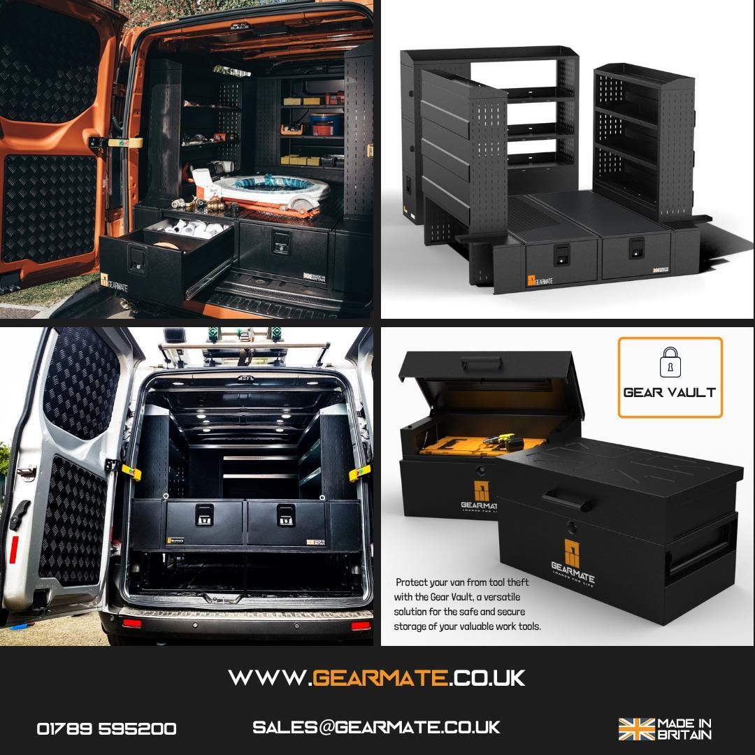 Gearmate’s modular van racking and storage systems provide a versatile