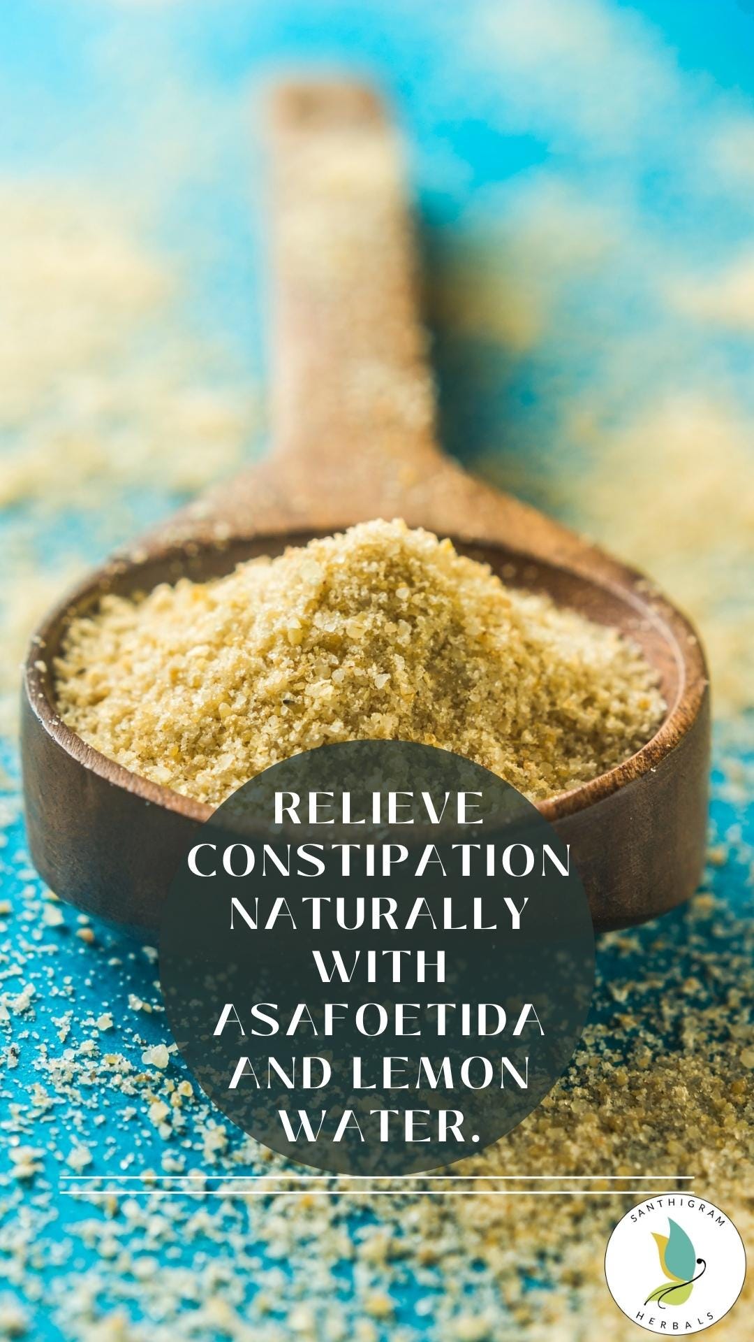 Relieve constipation naturally with Asafoetida and Lemon Water by