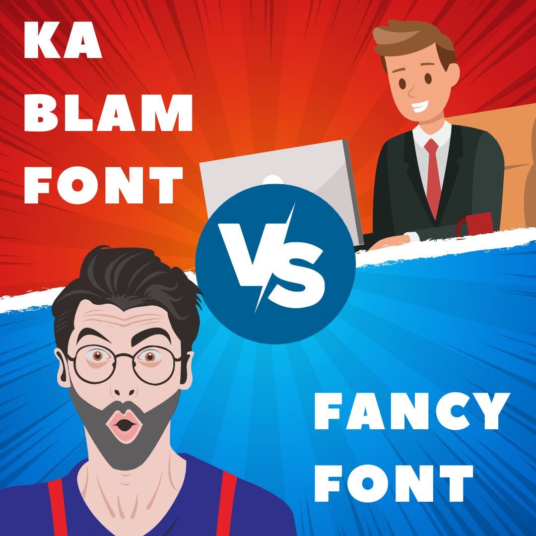 Generate Ka Blam Font For Chat. Generating the distinctive “KaBlam