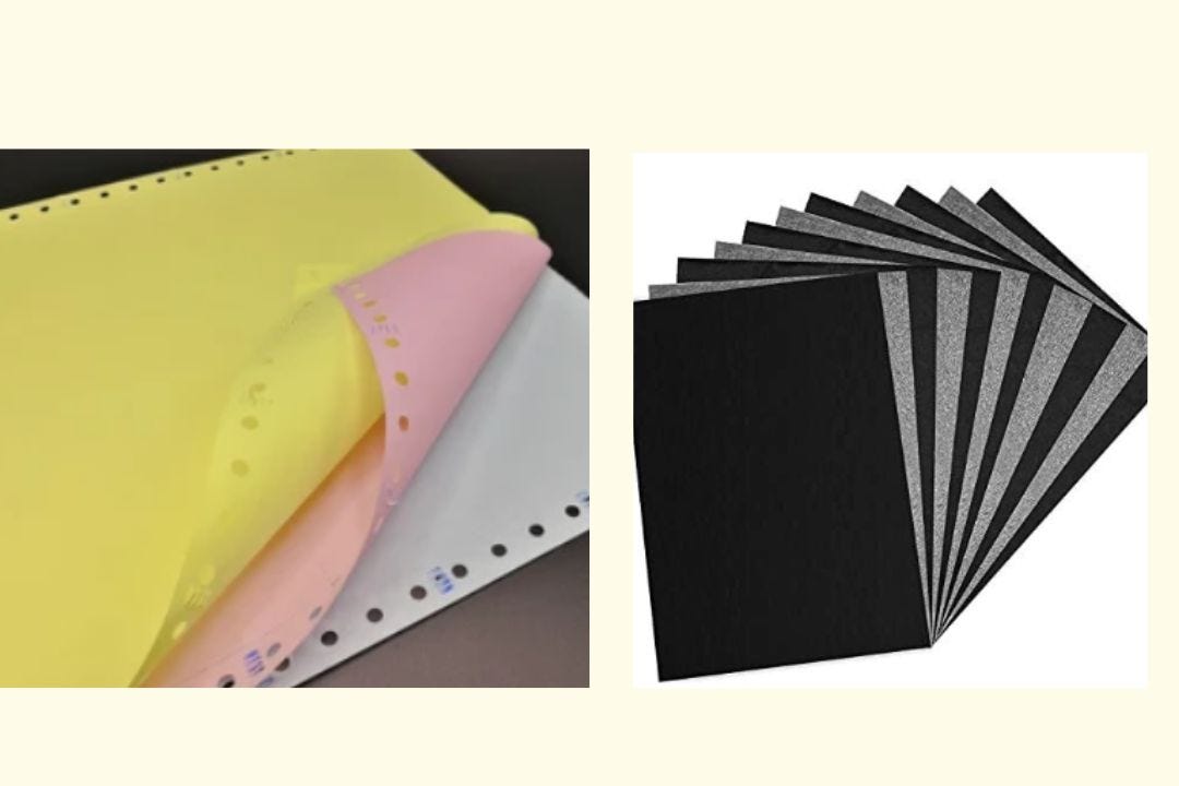 Carbonless Paper vs. Carbon Paper by Rachelle Barnas Medium